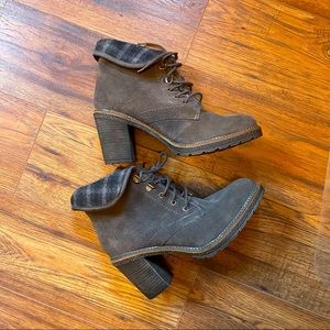 Chunky Heel Booties White Mountain